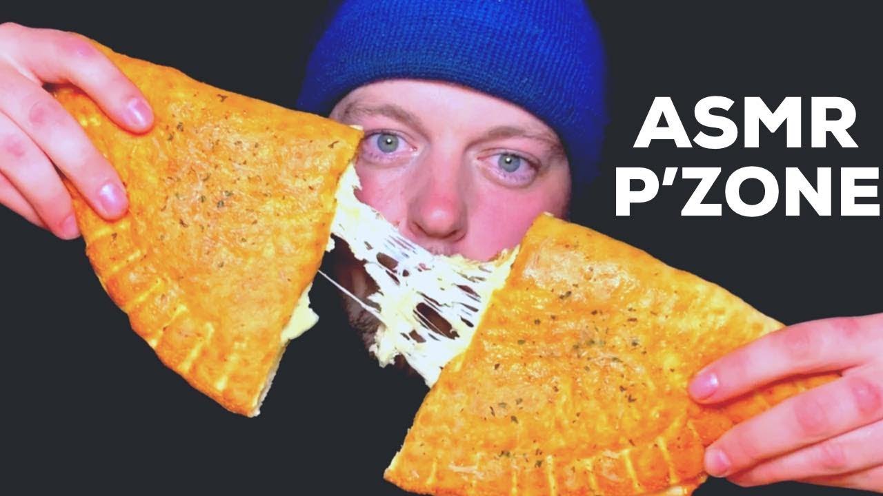 ASMR EATING PIZZA HUT PZONE