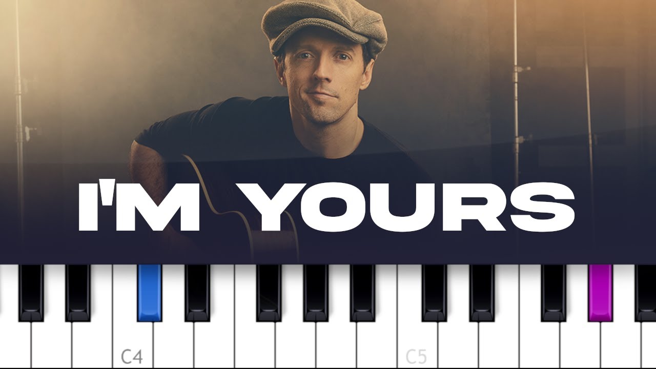 Jason Mraz - I'm Yours (piano tutorial)