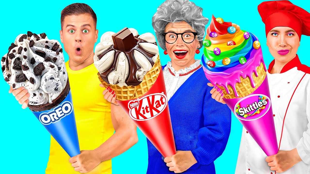 Défi De Cuisine Moi vs Grand-Mère | Hacks de Cuisine Étonnantes par Fun Teen