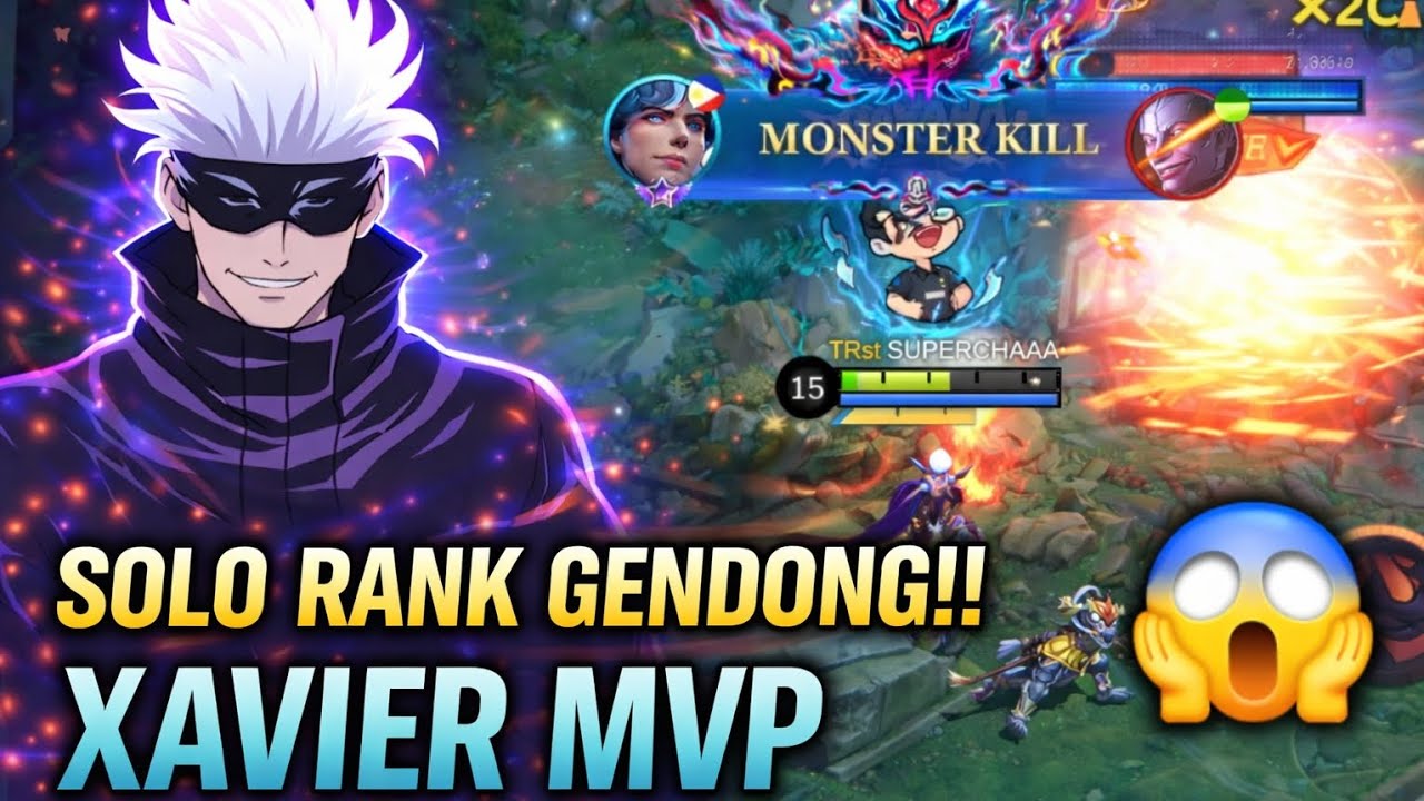 SOLO RANK GENDONG PUBLIC!! XAVIER 13 KILL 6 ASSIST 😱 MVP | BEST BUILD & EMBLEM XAVIER 2026
