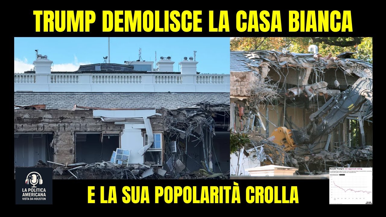 Trump demolisce la Casa Bianca.  Ma la democrazia resiste