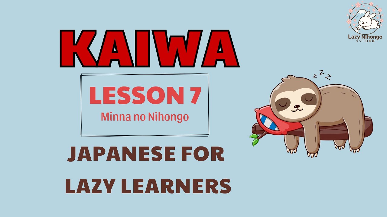 Minna no Nihongo Lesson 7 l Giving & Receiving l Simple Japanese conversation