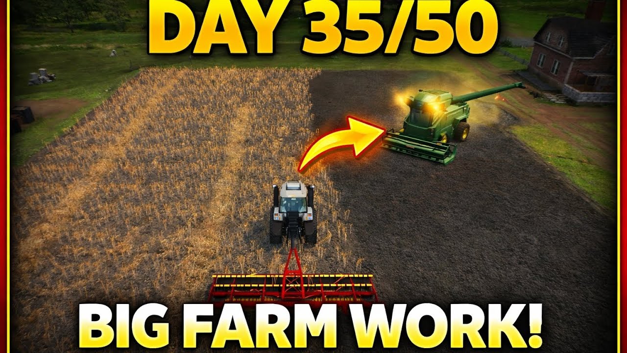 Day 35/50 farming good game play today amazing game 🎯🎮 FS14 