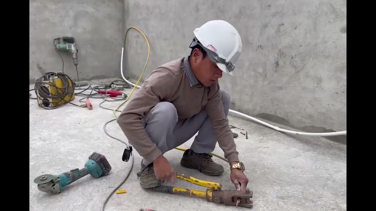 thi công cột chống sét
