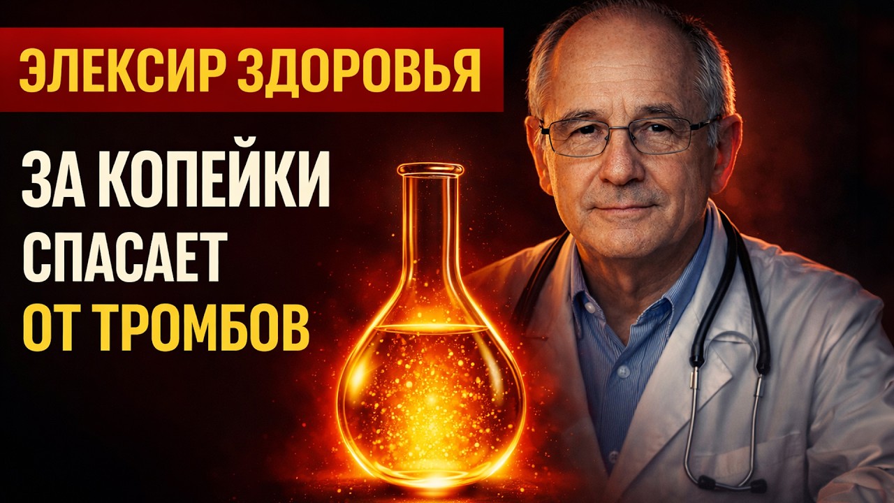 Кровь станет как в 20 лет!  Вечерняя тайна доктора Бергера: «Пейте этот ЭЛИКСИР...»
