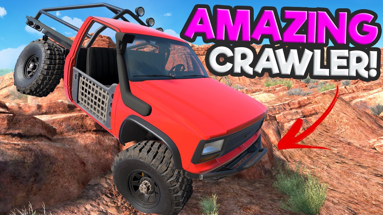 This WEIRD Rock Crawler is Actually Really Good in BeamNG Drive Mods?!