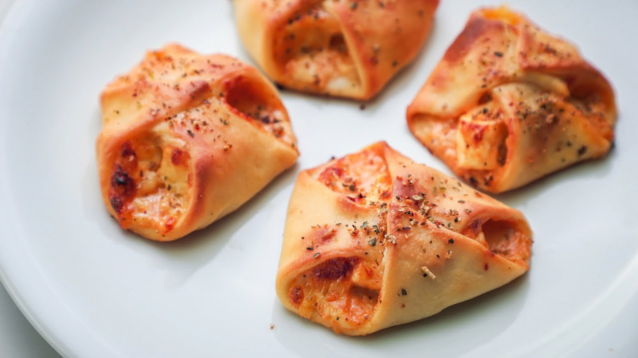 Zingy Parcel Recipe - Dominos Style Zingy Parcel - Paneer Stuffing