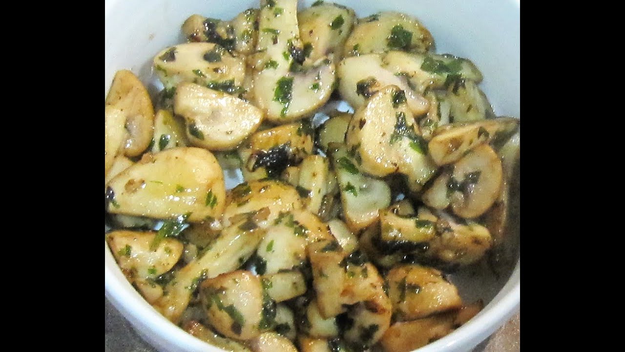 Comment cuisiner les champignons en persillade