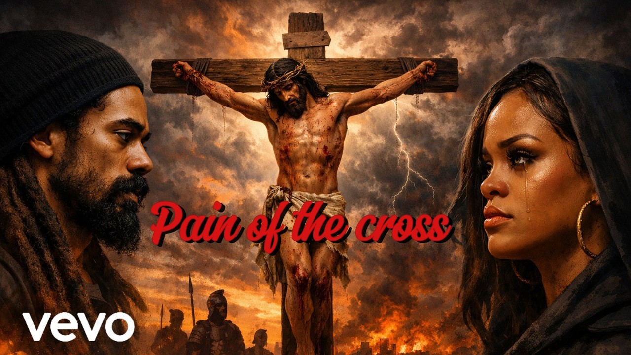 Damian Marley ft Rihanna - Pain On The Cross (Official Gospel Lyrics Video)