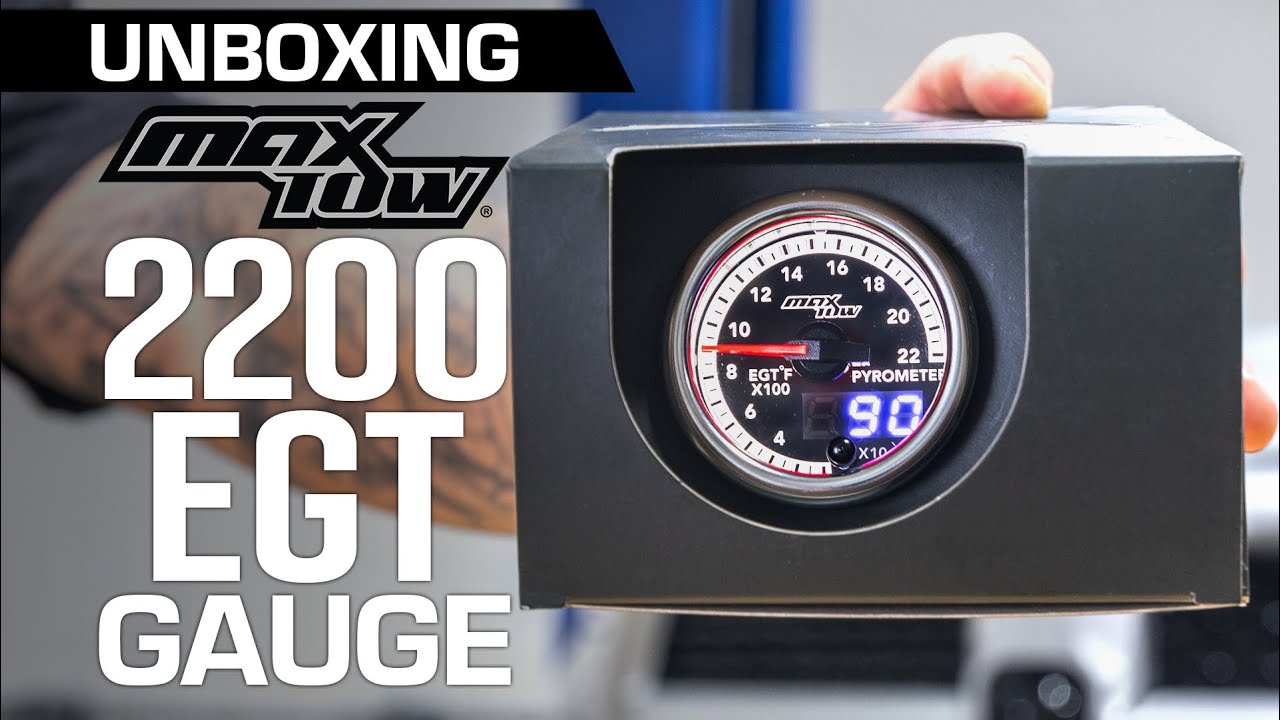 Unboxing | MaxTow Match 4th Gen Cummins 2200F Pyrometer EGT Gauge