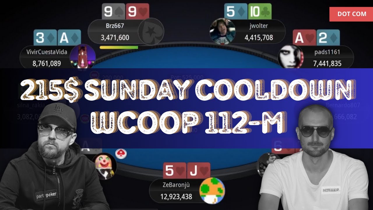 🌎 WCOOP 112-M $215 Sunday Cooldown Mystery Bounty ZeBaronj&ugrave; | Pads1161 - Final Table Replay
