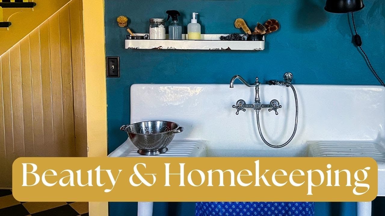 Seeking Beauty Through Homekeeping | Winter Container Gardening | DIY Dish & Dishwasher Soaps