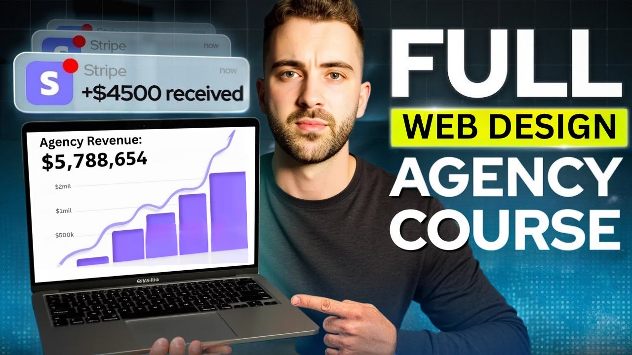 How To Start A $10k/mo AI Web Design Agency In 2025 | FREE Course