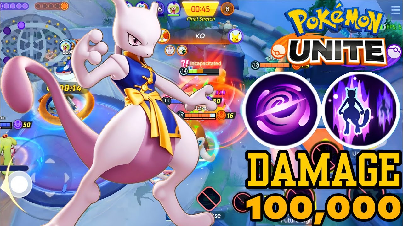 Pokemon Unite S33 MEWTWO X 15 Kills Legend Solo Queue 100K Damage Random Gameplay Hindi 2026