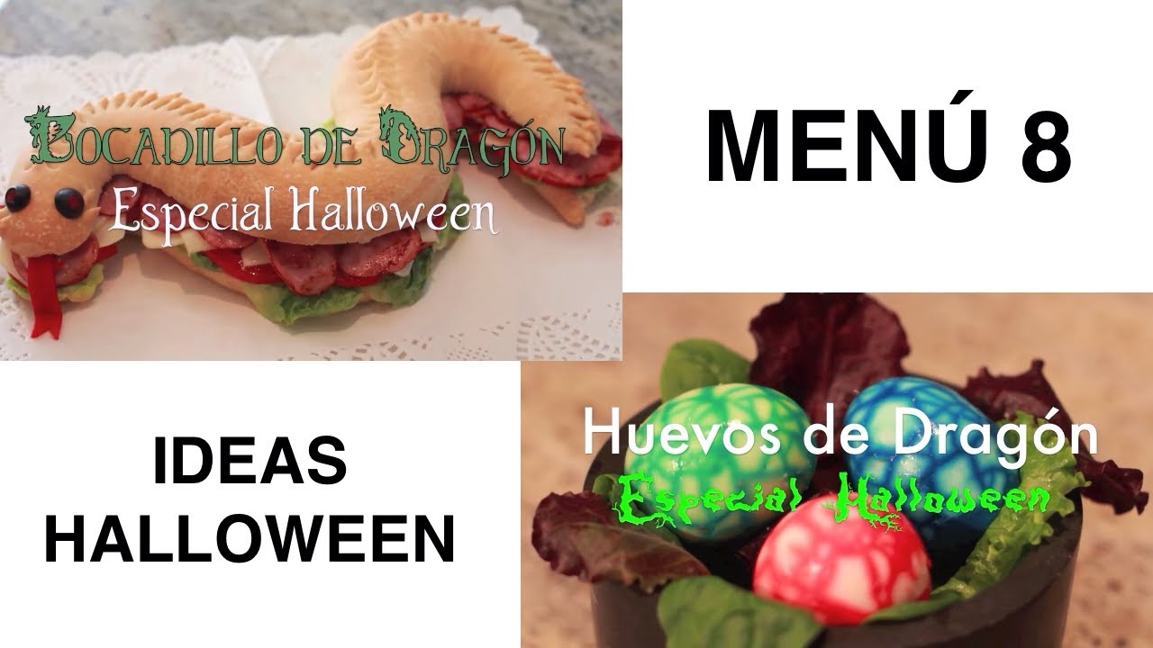 IDEAS de comida para FIESTA de HALLOWEEN