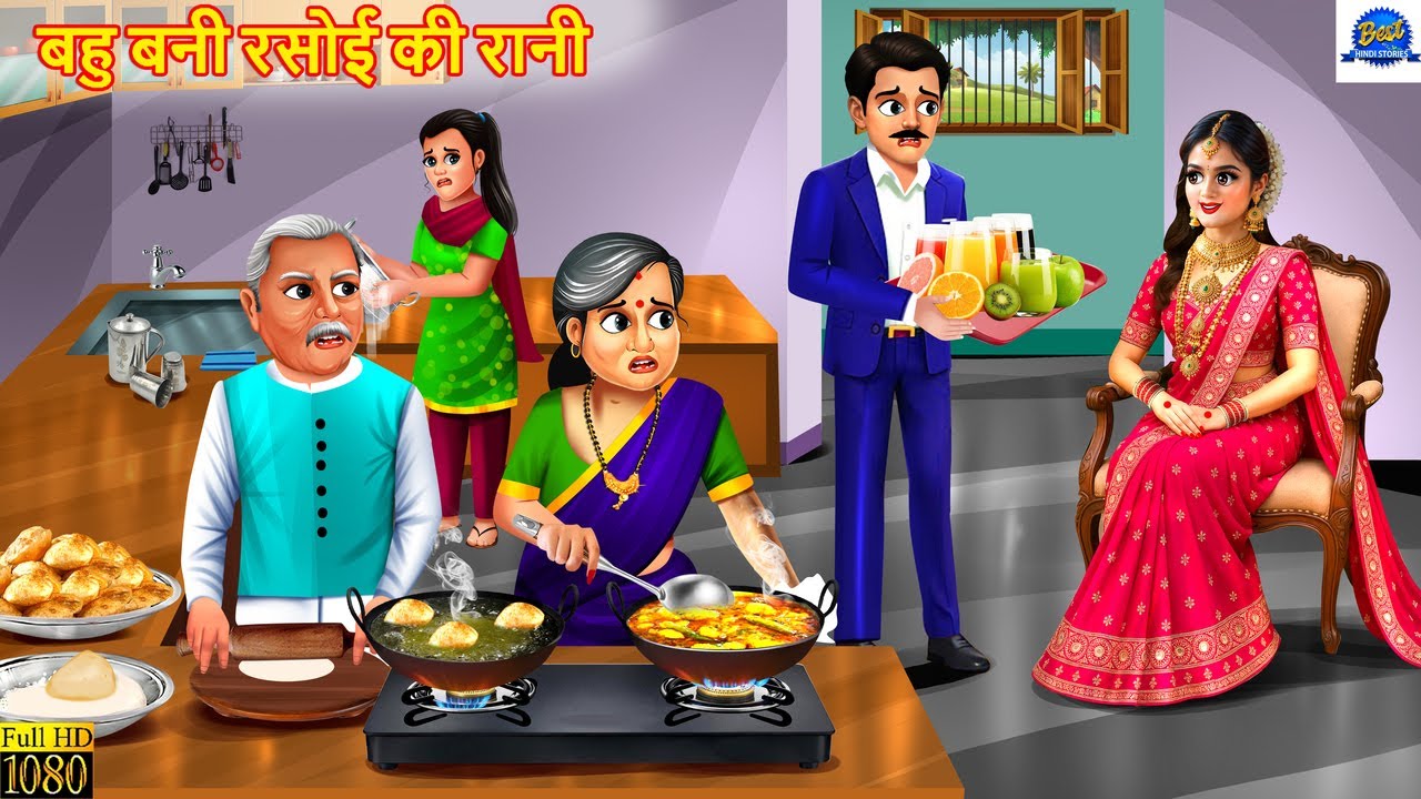 बहु बनी रसोई की रानी | Bahu Bani Rasoi Ki Rani | Hindi Kahani | Moral Stories | Hindi Cartoon |Story