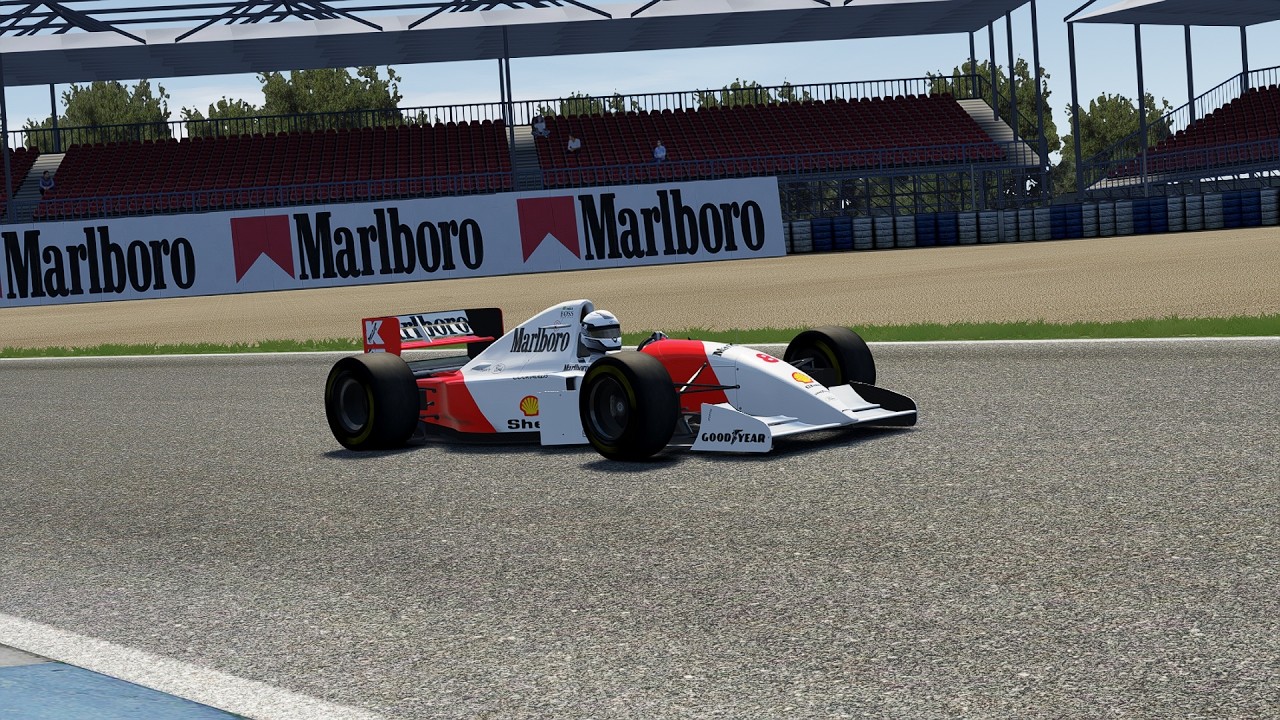 Hotlap mit den Mclaren Mp4/8 von ayrton senna Assetto Corsa