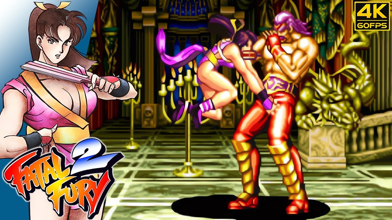 Fatal Fury 2 - Mai Shiranui (Arcade/JPN/1992) 4K 60FPS