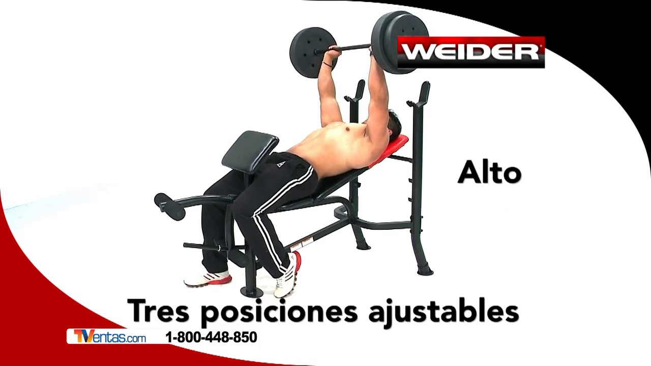 EJERCITADOR BANCO PARA PESAS WEIDER