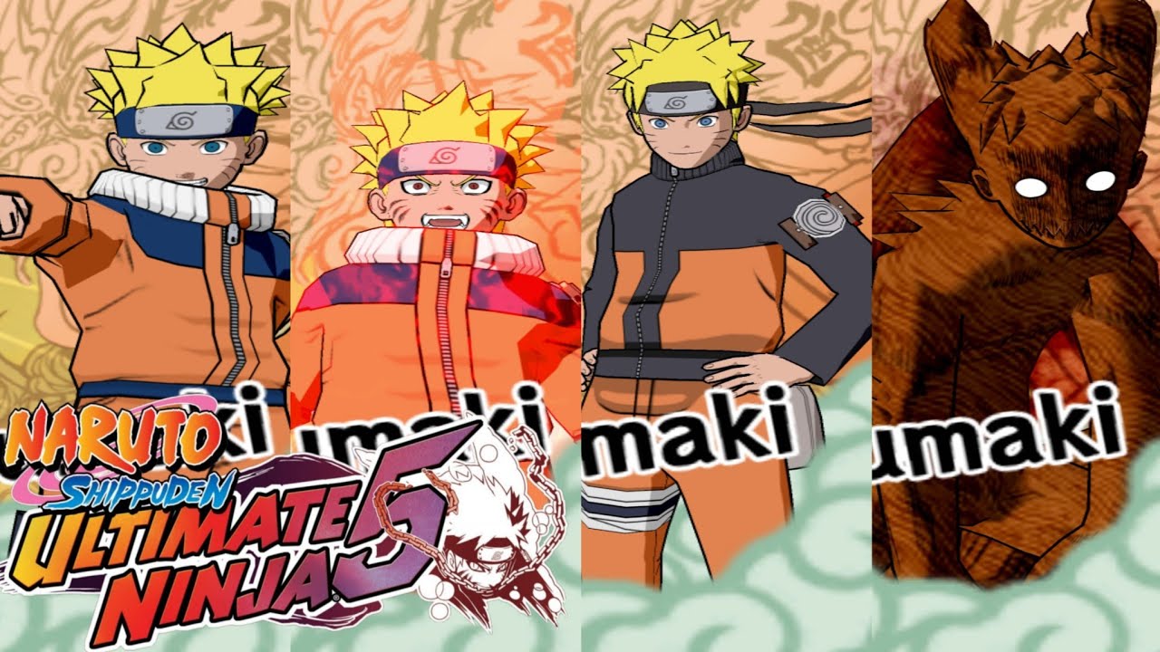 All Victory Poses-Naruto Shippuden: Ultimate Ninja 5 (Best Version)