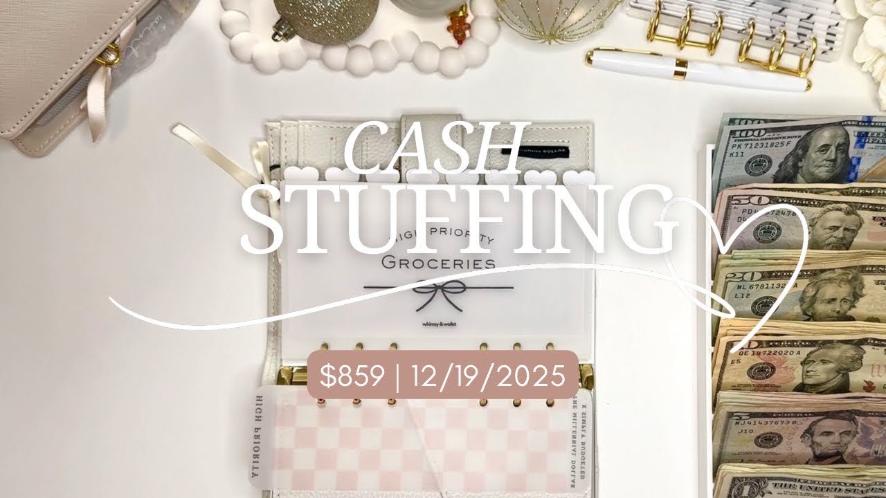 Cash Stuffing $859 | High & Low Priority | Pet & Home | Business 💕