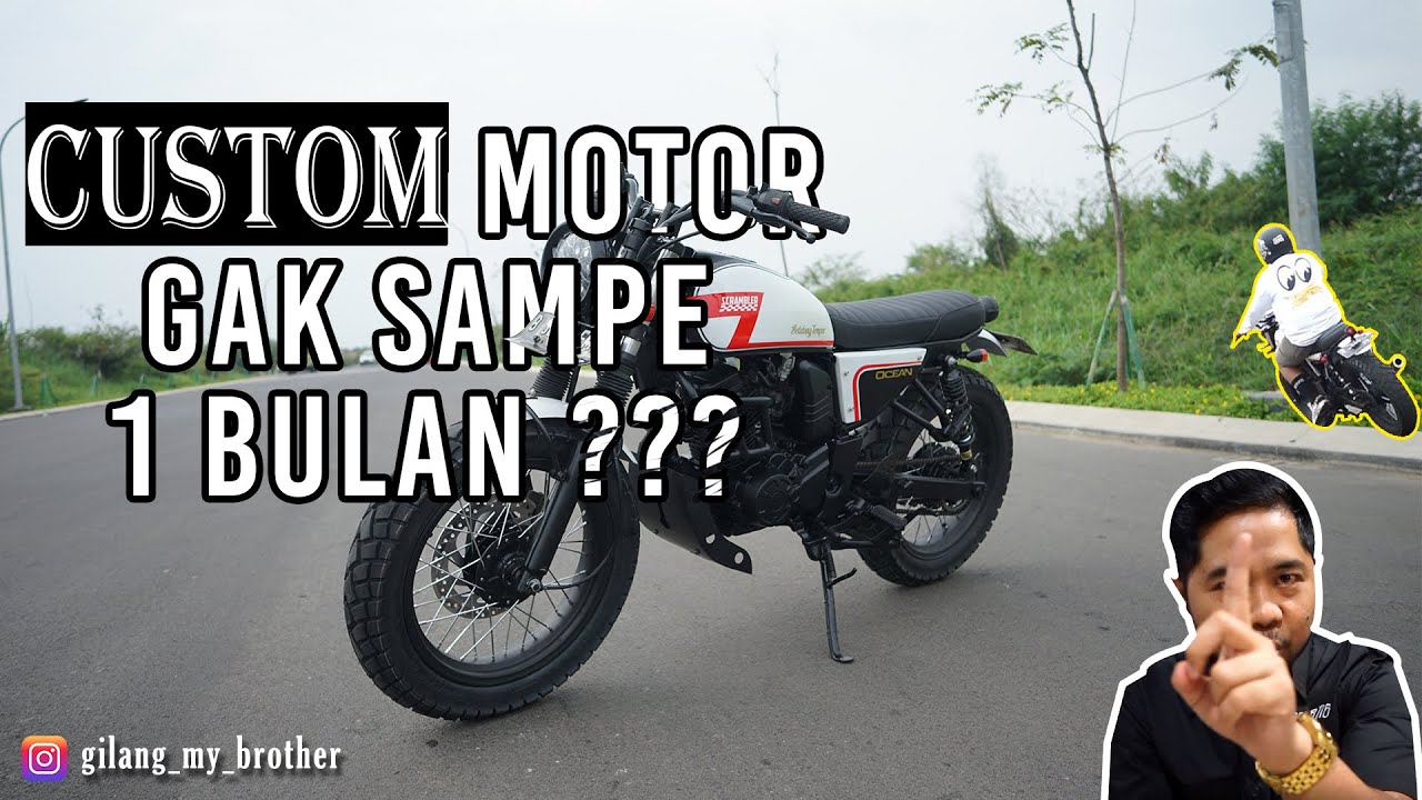 YAMAHA BYSON CUSTOM SCRAMBLER MURAH, CEPAT, AMAN !!!