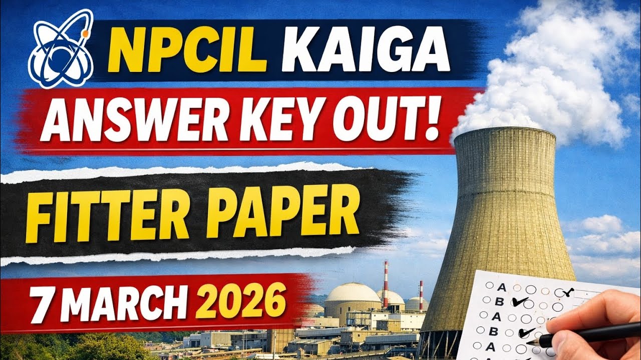 NPCIL Kaiga Fitter Advance Exam Question Paper 2026 | NPCIL Kaiga Fitter 2nd Stage Question Paper