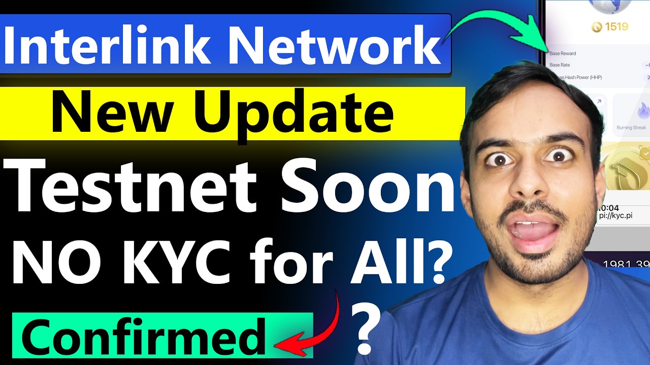 Interlink Testnet Soon | No KYC for all in 1st Round? | Interlink Network New Update | ITL Price 😮