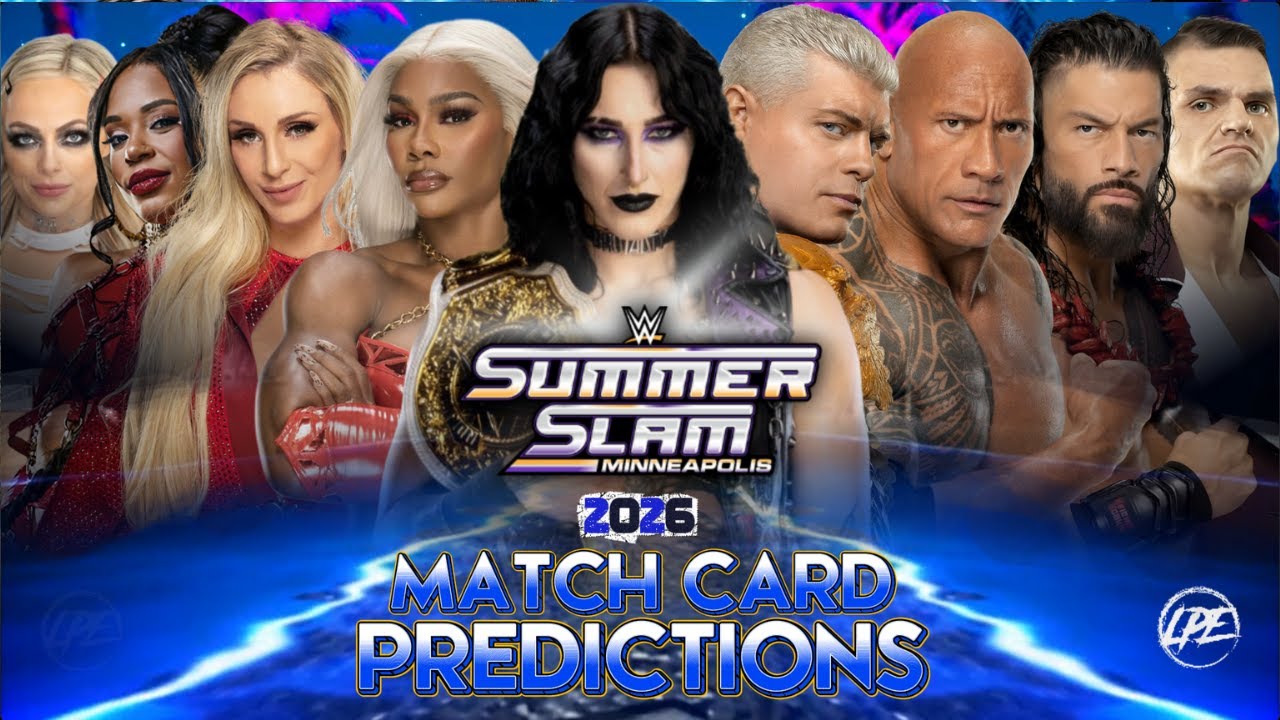 WWE SummerSlam 2026 Match Card Predictions