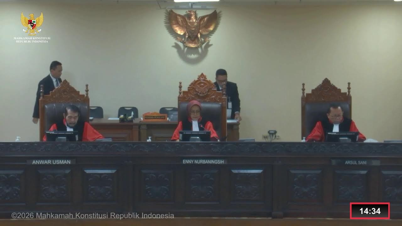 Sidang Perkara Nomor 66/PUU-XXIV/2026. Kamis, 5 Maret 2026.