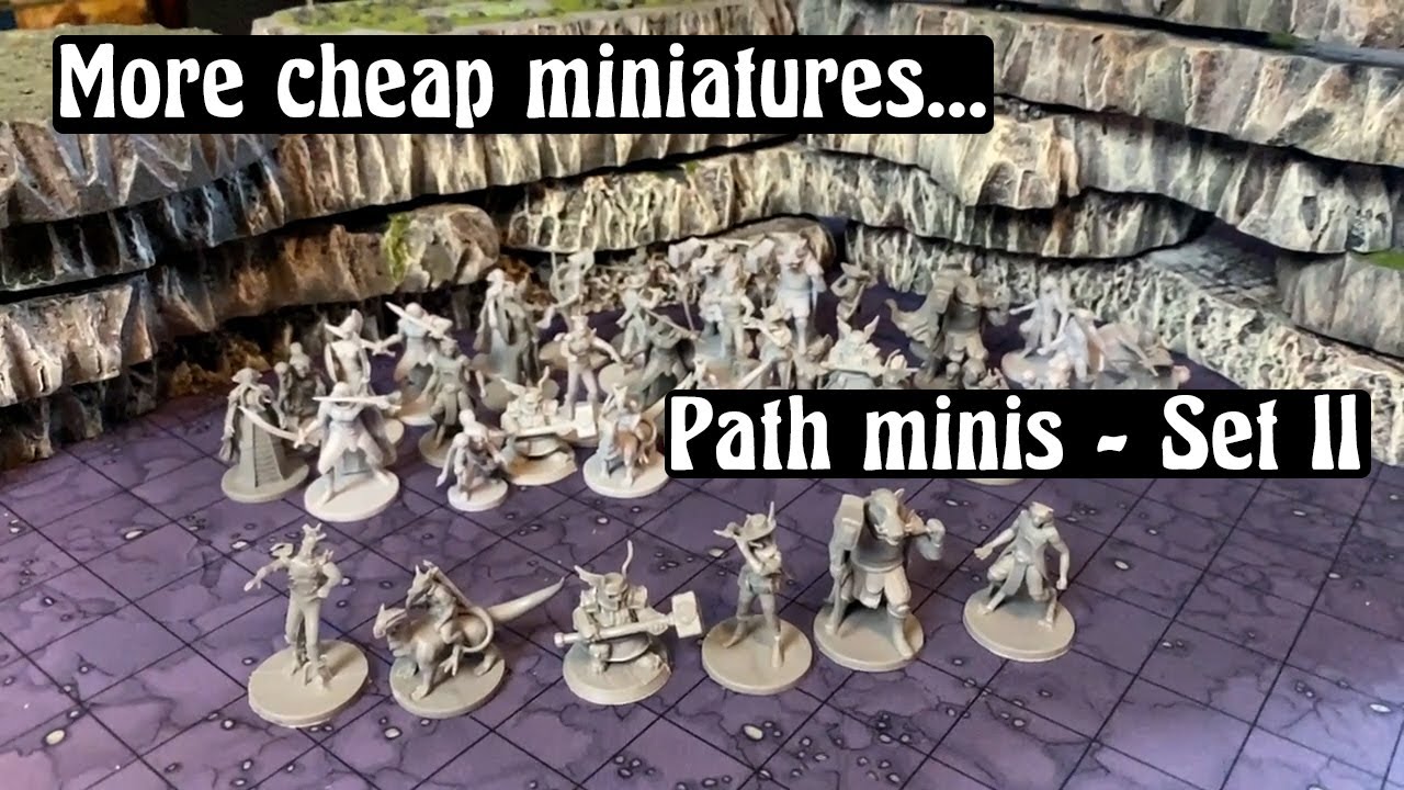 Cheap miniatures for Dungeons and Dragons D&D - Path minis set #2