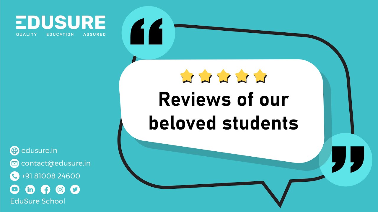 Topper's Talk | What Our Students Say About Samkith Sir & Mahima Ma'am | EduSure School
