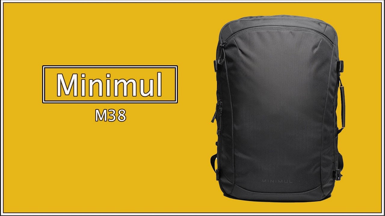 Minimul - M38 Travel Backpack | Tech Focused Travel Backpack for Digital Nomads