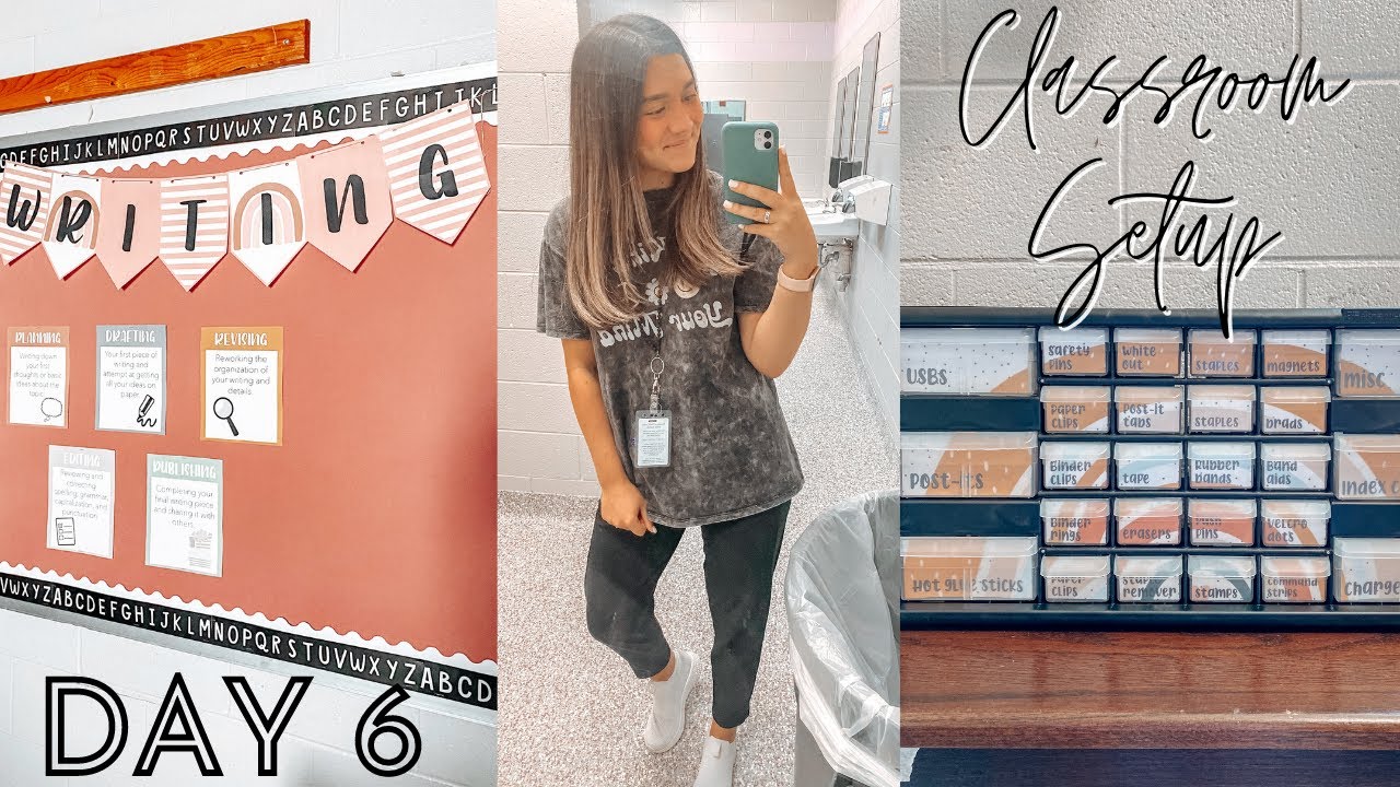 CLASSROOM SETUP DAY 6! // first year teacher