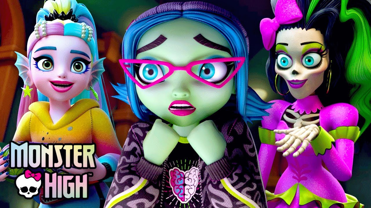 Ghoulia Is Terrified to Sing on Stage! w/ Lagoona & Skelly Vonderbone | Monster High