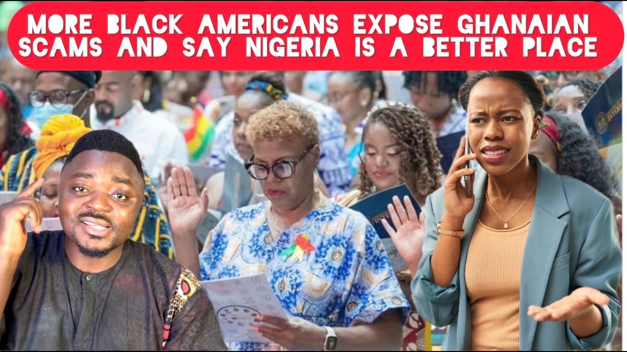More Black Americans Start Disgracing Ghana and Choosing Nigeria as Best To Live