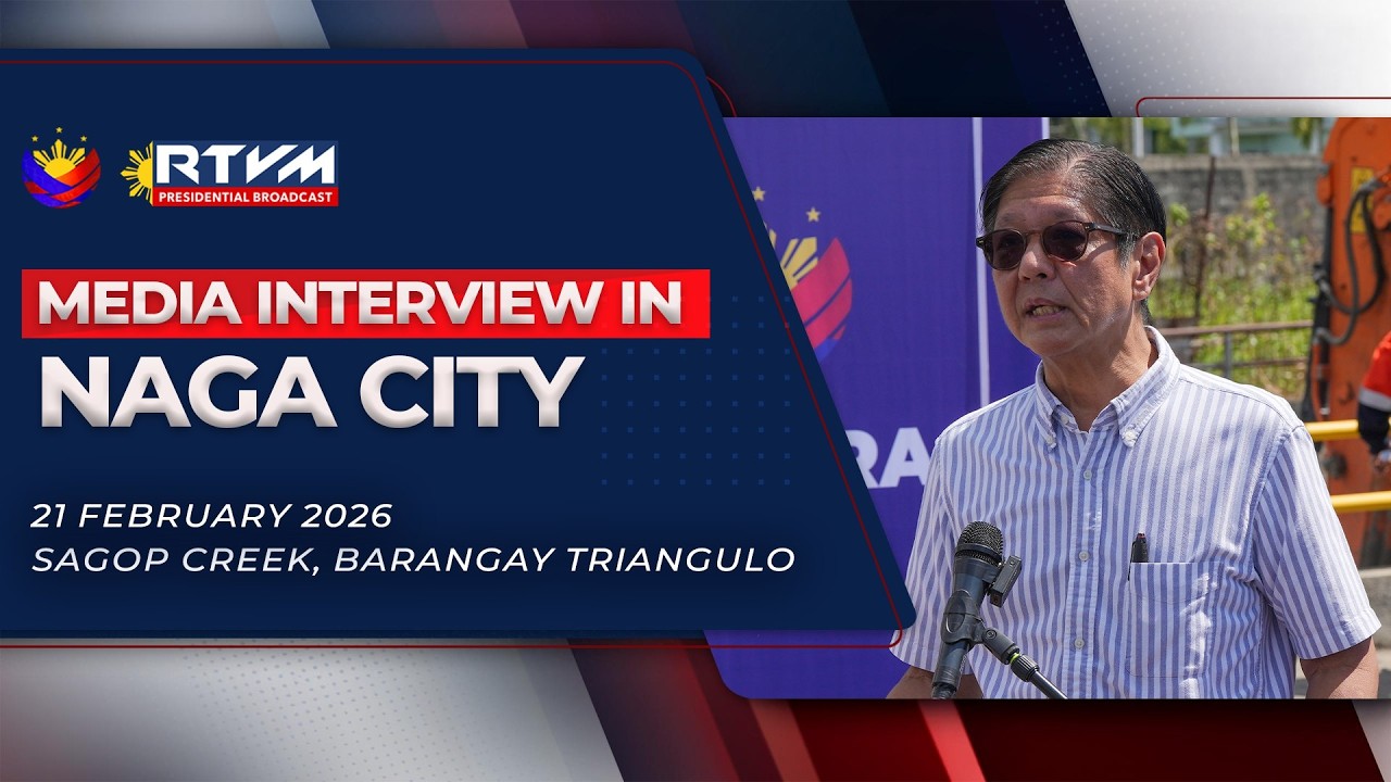 Media Interview in Naga City 2/21/2026