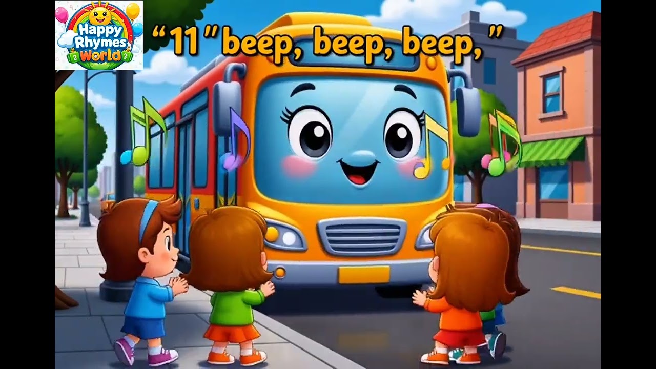 The Wheels on the Bus 🚌 | Nursery Rhymes & Kids Songs | Baby Songs