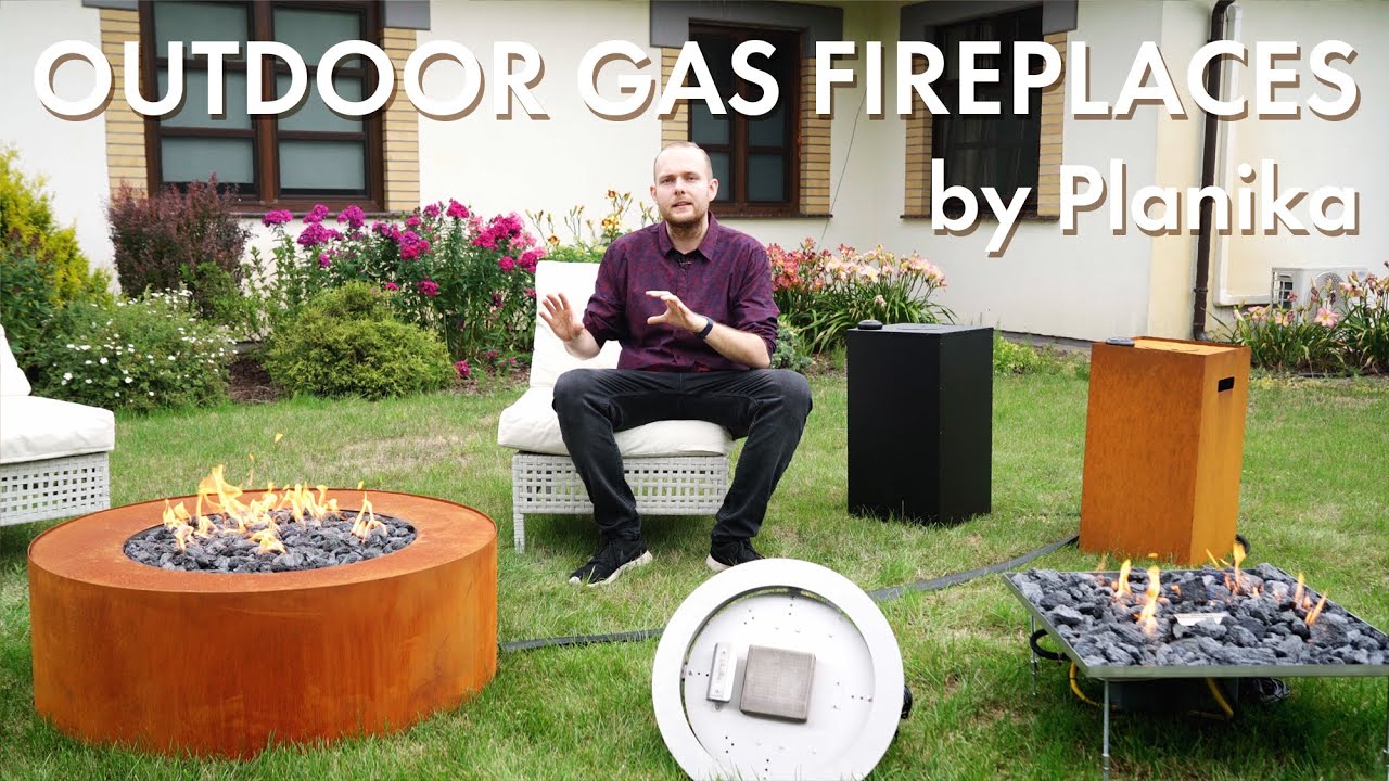 Modern Outdoor Gas Fireplaces | Burners & Freestanding| Planika | 2021