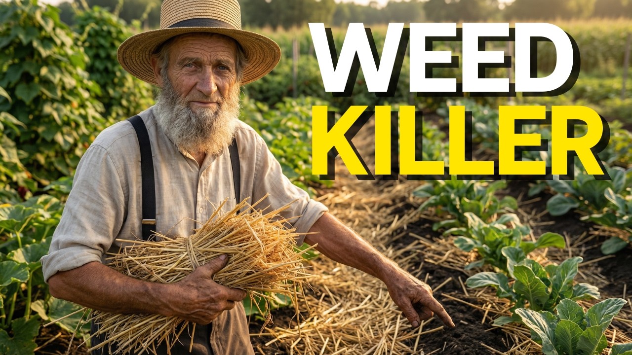 12 Amish Ways To Kill Weeds Without Pulling or Chemicals