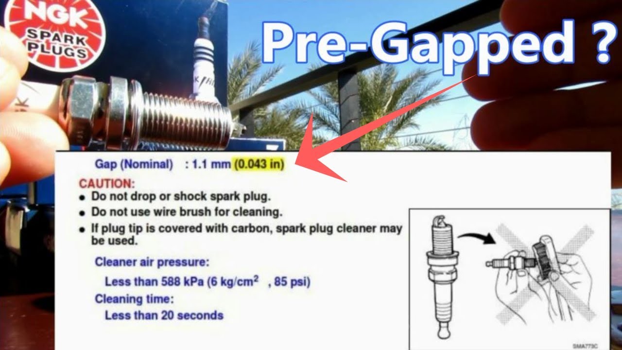 Do you gap IRIDIUM SPARK PLUGS?