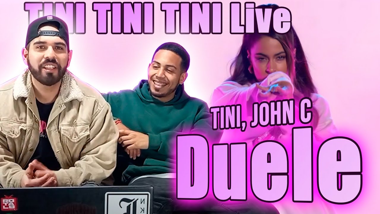 TINI, John C - Duele (TINI TINI TINI Live) | REACCIÓN