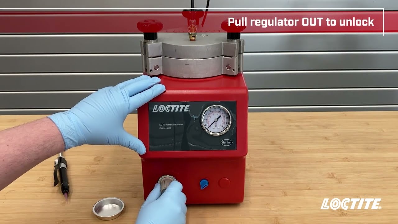 Cómo usar el depósito manual LOCTITE RC30