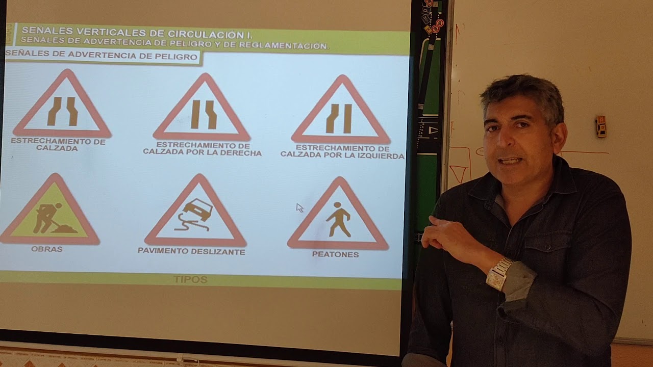 Clases teóricas permiso b Autoescuela Rápid. SEÑALES VERTICALES