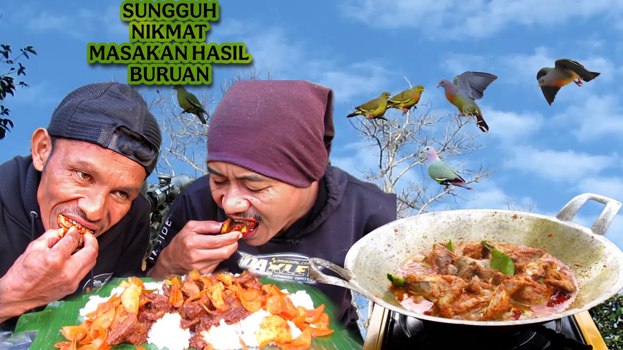 MASAKAN PALING NIKMAT HASIL BERBURU DI ALAM.. berburu langsung di masak
