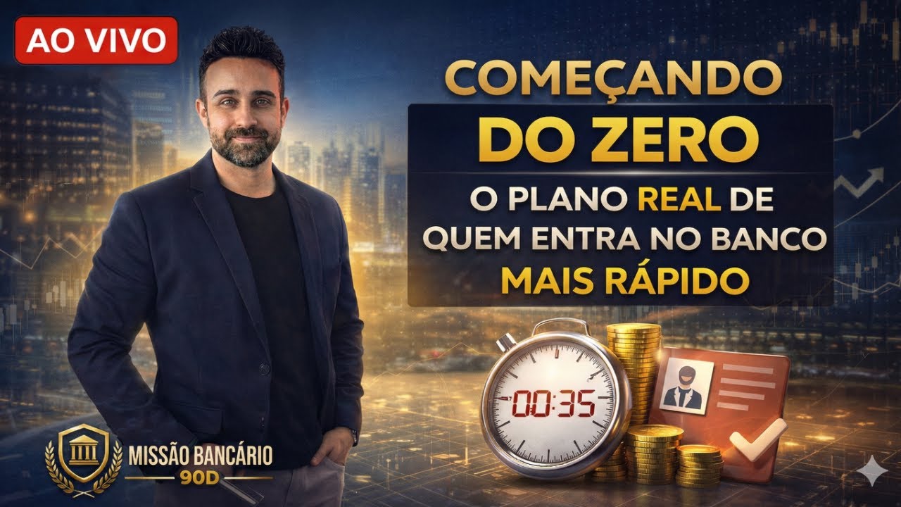 Começando do zero? O plano real de quem entra no banco mais rápido