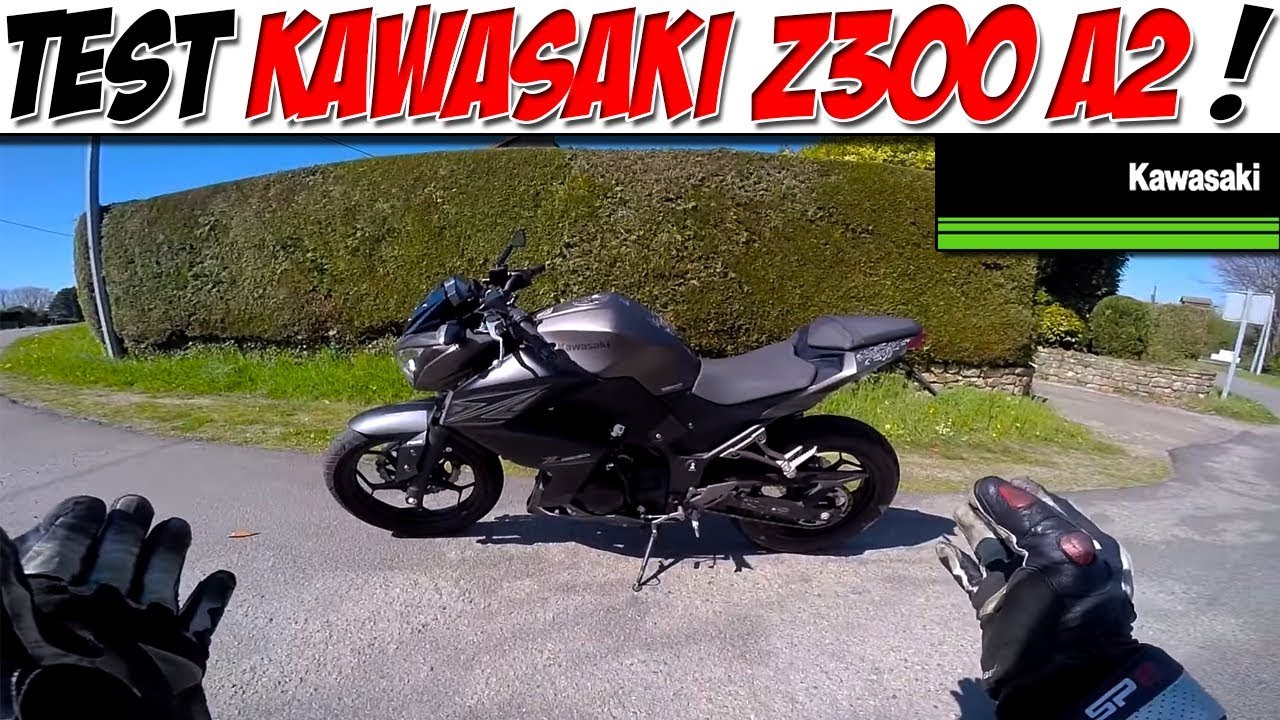 #Moto Vlog 85 : TEST KAWASAKI Z300 / A2 / UN BABY Z !