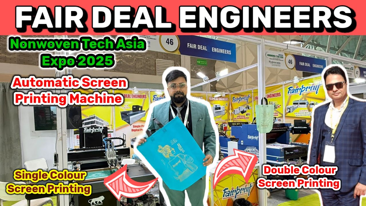 Fair Deal Engineers | Automatic Screen Printing Machine | Single & Double Colour 