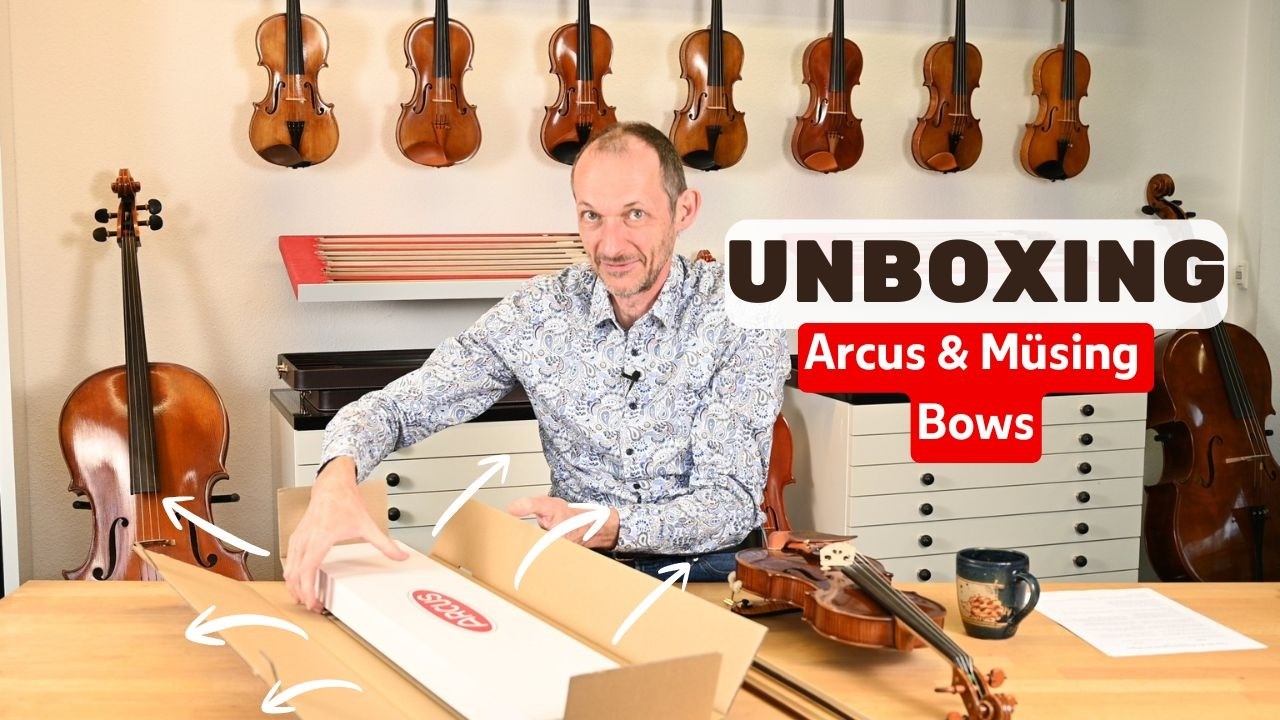 I received violin bows for trying - how do I test them?