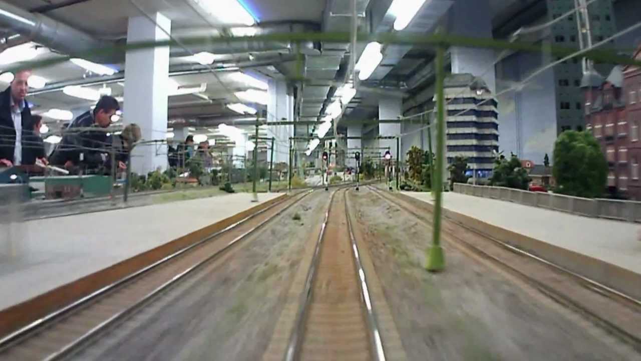 Minicam Bullet rijdend bij Miniworld Rotterdam